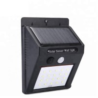 Solar Led Motion Sensor Wall Light ABS Lamp Body Outdoor Waterproof CE RoHS Solar LED PIR Motion Sensor Wall Light