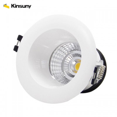 Energy star certificates led down light white cob anti-glare led reflector downlight