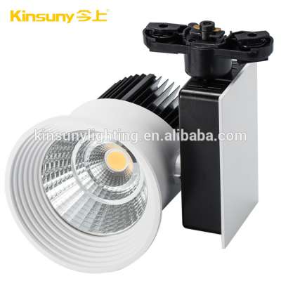 5 years warranty flicker free CRI90 15/24/30/40/60 degree 10-50W COB LED track light